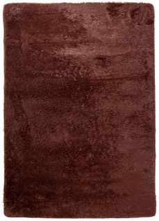 Tapis Salon Chambre Antidérapant Bébé Marron Uni Shaggy Super Doux Doux 80x150 cm