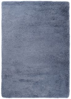 Tapis Salon Chambre Antidérapant Bébé Gris Uni Shaggy Super Doux Doux 120x170 cm