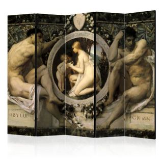 Paravent 5 Volets "idyll Gustav Klimt" 172x225cm