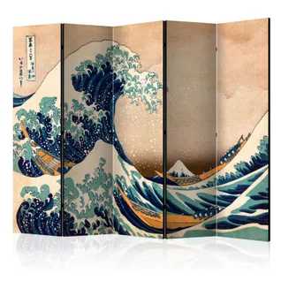 Paravent 5 Volets "hokusai : The Great Wave Off Kanagawa Reproduction" 172x225cm