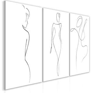 Tableau Imprimé "silhouettes Collection" 30 X 60 Cm