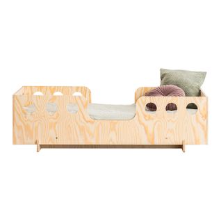 Lit 90x200 Sommier Inclus Anaïs - Bois