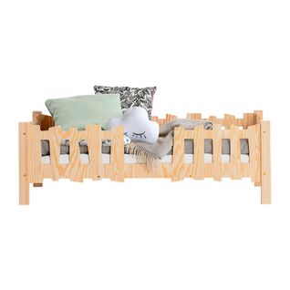 Lit 70x140 Sommier Inclus Elsa - Bois