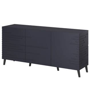 Buffet Design Violet Mat 155 Cm 3 Portes Max