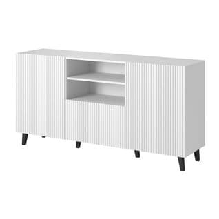 Buffet Design Blanc 150 Cm 1 Tiroir 2 Portes Gustave