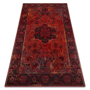 Tapis En Laine Polonia Dukato Ornement Rubis 170x235 Cm