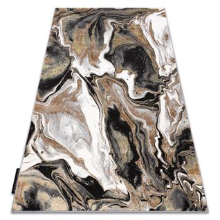 Tapis De Luxe Moderne 622 Abstraction - Structural Crème / Or 240x340 Cm