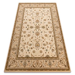 Tapis En Laine Omega Aries Fleurs  Perle 66x100 Cm