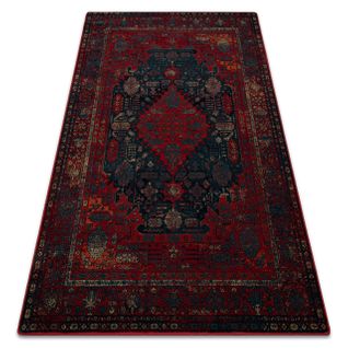 Tapis En Laine Omega Harun Bleu 200x300 Cm