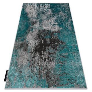 Tapis De Luxe Moderne 570 Vintage - Structural Vert / Anthracite 140x190 Cm