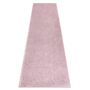 Tapis De Couloir Santa Fe Rose Pâle 60 Plaine Couleur Unie 70x400 Cm