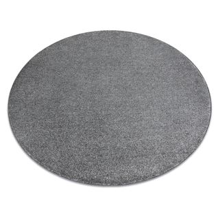 Tapis Cercle Indus Gris 95 Plaine Mélange Cercle 170 Cm