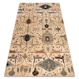 Tapis En Laine Polonia Persej Oriental Crème 200x300 Cm