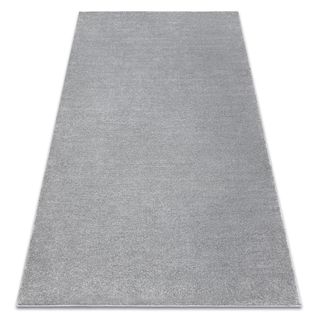 Tapis Softy Plaine Couleur Unie Gris 120x170 Cm