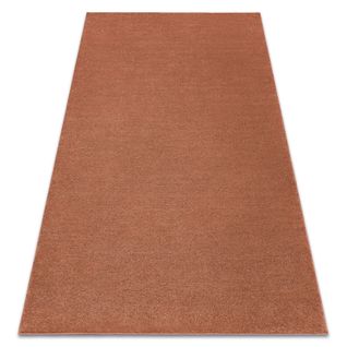 Tapis Softy Plaine Couleur Unie Terre Cuite 200x290 Cm