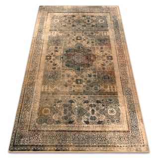 Tapis En Laine Omega Mamluk Rosette Vintage Crème 200x300 Cm