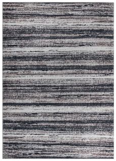 Tapis De Salon Abstrait Bleu Marine Ritz 80x150cm