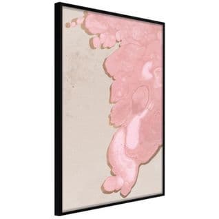 Affiche Murale Encadrée "pink River" 30 X 45 Cm Noir