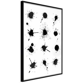 Affiche Murale Encadrée "paintball" 40 X 60 Cm Noir