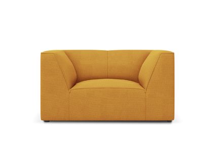 Fauteuil "ruby", 1 Place, Jaune, Tissu Structurel