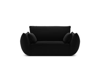 Fauteuil "kaelle", 1 Place, Noir, Velours