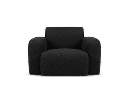 Fauteuil "molino", 1 Place, Noir, Bouclé