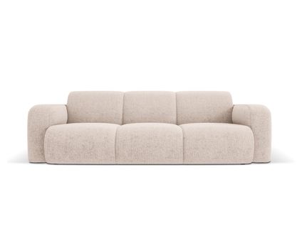 Canapé "molino", 3 Places, Beige, Tissu Chenille