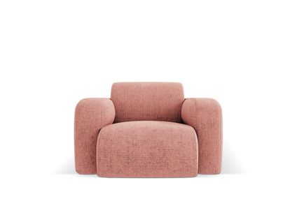 Fauteuil "molino", 1 Place, Rose, Tissu Chenille