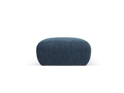 Pouf "molino", 1 Place, Bleu Roi, Tissu Chenille