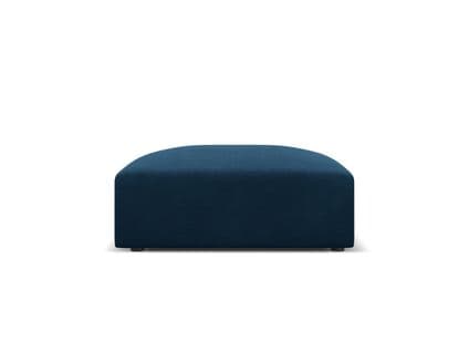 Pouf "tyra", 1 Place, Bleu Roi, Tissu Structurel