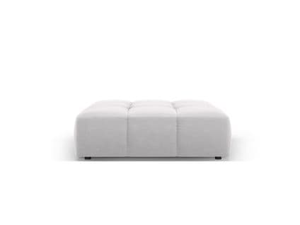 Pouf "serena", 1 Place, Argent, Velours