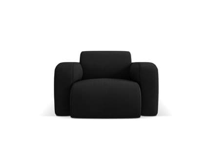 Fauteuil "molino", 1 Place, Noir, Tissu Structurel