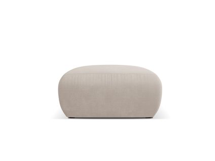 Pouf "molino", 1 Place, Beige, Tissu Structurel