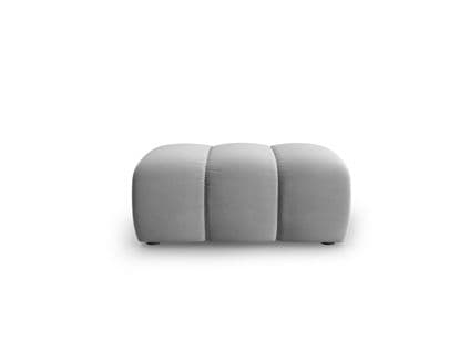Pouf "lupine", 1 Place, Gris, Velours