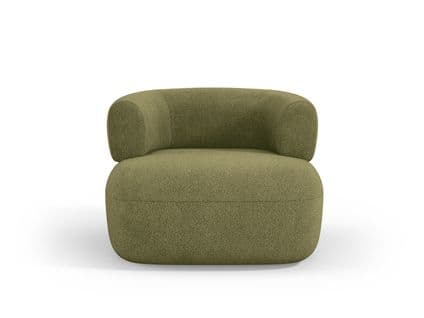 Fauteuil "jenny", 1 Place, Vert, Bouclé