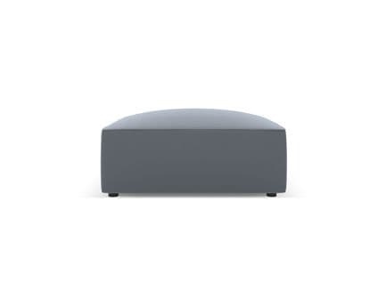 Pouf "ruby", 1 Place, Bleu Foncé, Imitation Cuir