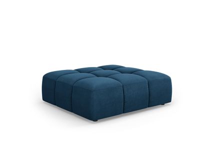 Pouf "serena", 1 Place, Bleu Roi, Tissu Structurel