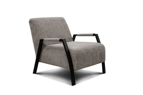 Fauteuil Fixe Tissu Beige - Kobe