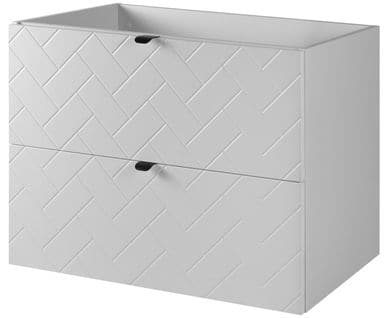 Meuble Sous Vasque Madis Blanc 80 Cm B