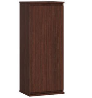 Vitrine Armoire Akord W40 Wengé 40 Cm 1 Porte Façade Wengé 3 Étagères 40x30x99 Cm