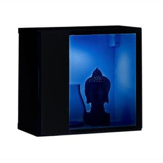 Bloc Mural LED Design "switch V" 30cm Noir