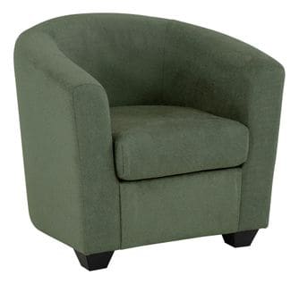 Fauteuil cabriolet THEO tissu Crown Vert 12