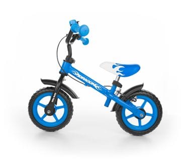 Balance Bike Dragon Avec Frein Bleu