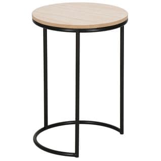 Table D'appoint Table Basse Loft Table Basse De Forme Ronde En Métal