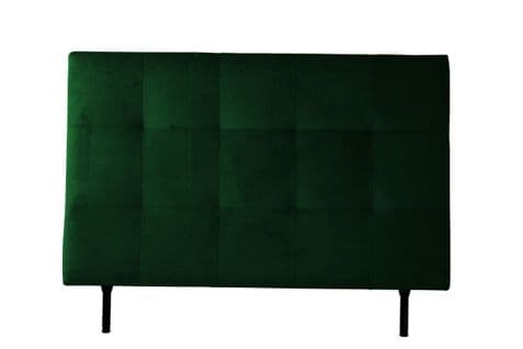 Tête de lit velours L.140 cm KARTY vert