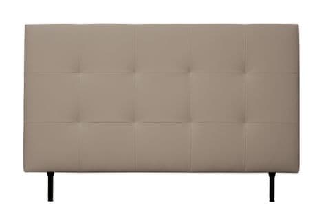 Tête de lit PU L.160 cm KARTY taupe