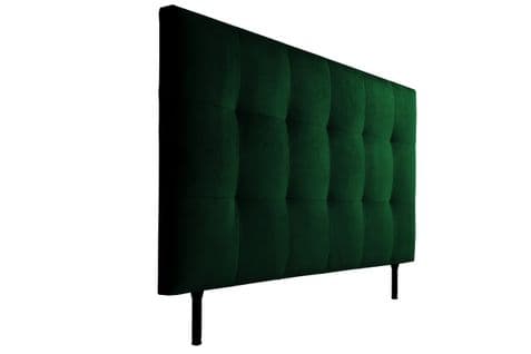 Tête de lit velours L.180 cm KARTY vert