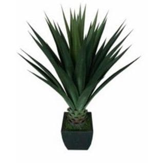 Plante artificielle verte en pot - Dim : H.130 cm