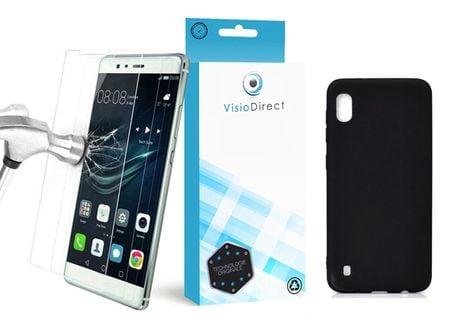 Verre Trempé Pour Samsung Galaxy S20 Fe/s20 Lite Sm-g780f 5g 6.5" + Coque Souple Silicone Noir