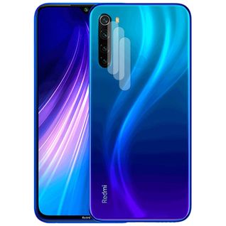 Lot De 3 Verre Trempé Camera Arrière Protecteur Pour Xiaomi Redmi Note 8